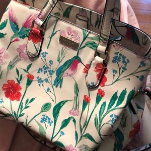 Kate Spade Floral Bird Crossbody Bag